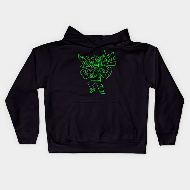 Extreme Nerd Rage Kids Hoodie by paintchips